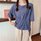 IMG 136 of Trendy Doll Blouse Plus Size Short Sleeve T-Shirt Women Summer Loose Niche Slim Look Tops Undershirt T-Shirt