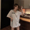 IMG 126 of Mid-Length Short Sleeve T-Shirt Women Summer Undershirt Loose Under Tops insSummer T-Shirt