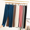 Img 2 - Women Thin Casual Stretchable Home Pants Modal Ice Silk Anti Mosquito Jogger Lantern Outdoor