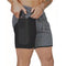 Img 24 - Double Layer Shorts Men Plus Size Solid Colored Fitness Sporty Training Basketball Jogging Mid-Length