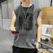 Men ins Sporty Tank Top Jersey Basketball Sleeveless T-Shirt Vest Matching Tank Top