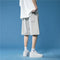 IMG 111 of Summer insTrendy Label Sporty Casual Shorts Men Korean Loose Straight Plus Size knee length Shorts