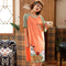 Img 4 - Pyjamas Women Summer Cotton Pajamas Round-Neck Korean Saucy Adorable Cartoon Loungewear