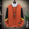 Long Sleeved Sweatshirt Teens Spliced Tops Outerwear