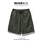 Cargo Shorts Men Summer Japanese Trendy Pocket Loose Casual Straight Pants knee length Shorts