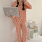 IMG 114 of Pajamas Women Long Sleeved Cardigan Two-Piece Sets Japanese insStrawberry Adorable Student Loungewear Outdoor Sleepwear