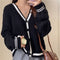 IMG 105 of Sweater Women Japanese Loose insLazy Outdoor Korean Sweet Look Knitted Cardigan Outerwear