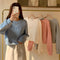 IMG 103 of Korean Student Short Loose All-Matching Long Sleeved Sweatshirt Women Alphabets Trendy Tops Outerwear
