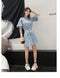 IMG 122 of Niche Trendy Couple Summer Short Sleeve T-Shirt Korean insPopular Elegant Dress Sets