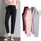 Img 7 - Ice Silk Casual Pants Women Summer Thin Cotton Blend Line Slim Look Loose Harem