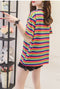 IMG 126 of Minimalist Women Korean Trendy Short Sleeve T-Shirt Summer Striped insTrendy Tops T-Shirt