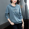 Women Cotton Sweatshirt Hooded Thin Korean Loose Mom Outerwear
