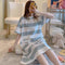 Plus Size Pajamas Women Summer Short Sleeve Adorable Cartoon Student Pregnant Woman Sweet Look Pyjamas Loose Korean Casual Loungewear Sleepwear