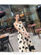 Img 4 - Korean Western Petite Plus Size Tall Look Poker Dot Sleeveless Cami Dress