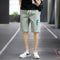 Summer Men Casual Shorts Straight Pants Sporty Cargo Mid-Length Beach Shorts