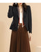 IMG 116 of Elegant Long Sleeved Uniform Suit Solid Colored Slim Look Blazer Women Outerwear