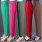 Img 3 - Harem Pants Women Loose White Slim Look Casual Cotton Blend Ankle-Length Carrot