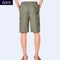 Drawstring Cargo Shorts Men Cotton Beach Pants Loose knee length Elderly Plus Size Multi-Pockets Shorts