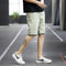 IMG 122 of Summer Casual Shorts Men Trendy Hong Kong Mid-Length Beach Pants Young Cargo Shorts