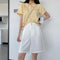 Img 3 - Suits Shorts Women Summer Loose Plus Size Outdoor High Waist Mid-Length Wide Leg Drape Casual Pants