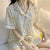 Img 1 - Summer Sweet Look Pajamas Women Sets Teens Short Sleeve Shorts Japanese insStudent Loungewear