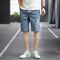 Summer Men Casual Shorts Straight Pants Sporty Cargo Mid-Length Beach Shorts