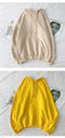 IMG 111 of Couple Sweatshirt Hooded Thick Trendy Solid Colored ins Outerwear