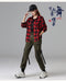 IMG 120 of Sets Chequered Shirt Loose Dance Costume Pants