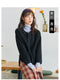 IMG 113 of Women Thick Slim Look Round-Neck Zipper Long Sleeved Loose Warm Tops Cardigan Outerwear