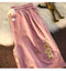 IMG 112 of Summer Embroidery Bermuda Shorts Wide Leg Pants Women Korean Loose Student Straight Shorts