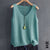 Img 1 - Loose Plus Size Camisole Women Summer Knitted Silk Outdoor Sleeveless T-Shirt Tank Top