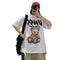 Img 5 - Trendy Bear Printed Short Sleeve T-Shirt Women Plus Size Couple Summer Men Loose BF