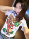 Img 8 - Summer Women Short Sleeve T-Shirt Student Korean Loose Plus Size White Tops T-Shirt