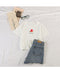 IMG 117 of Casual Short Sleeve tWomen Korean Women Tops Sweet Look Popular Loose T-Shirt