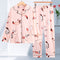 Popular Pajamas Women Long Sleeved Cardigan Lapel Korean Knitted Loungewear Two-Piece Sets Plus Size Sleepwear