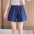 Img 4 - Shorts Women Cotton Summer Loose Pants Slim Look Elastic Waist Casual Outdoor