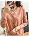 IMG 138 of Undershirt V-Neck Cardigan Short Matching Sweater Women Loose Long Sleeved Knitted Thin Outerwear
