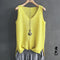 Img 13 - Loose Plus Size Camisole Women Summer Knitted Silk Outdoor Sleeveless T-Shirt Tank Top
