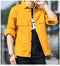 IMG 123 of Cotton Loose Long Sleeved Shirt Trendy Young Cargo Outerwear