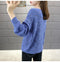 IMG 126 of Women See Through Knitted Sweater Tops Thin Loose Long Sleeved Outerwear