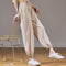 Img 9 - Casual Pants Women Jogger Harem Summer Lantern Thin Loose Anti Mosquito Ice Silk