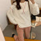 Img 3 - Korean Long Sleeved Sweatshirt Women Student Round-Neck Thin Loose BF Tops