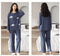 IMG 122 of Cotton Pajamas Women Sweet Look Adorable Minimalist Long Sleeved Round-Neck Loungewear Cozy Plus Size Warm Sets Sleepwear