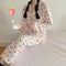 IMG 139 of Pajamas Women Long Sleeved Cardigan Two-Piece Sets Japanese insStrawberry Adorable Student Loungewear Outdoor Sleepwear