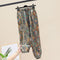 Img 2 - Peacock Flower Print Casual Women Pants Loose Printed Summer Thin Harem Plus Size Lantern