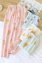 IMG 121 of Japanese Pajamas Pants Women Long Cotton Home Thin Summer Loose Cartoon Sleepwear