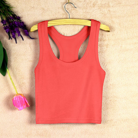 Bare Belly Yoga Short Tank Top Women Cotton Matching Fitting Sexy Matching Outdoor Fitness Tops Activewear