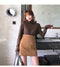 IMG 120 of Korean Turtleneck Yarn Long Sleeved Sweater Women Thin Student Undershirt Tops Outerwear