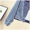 IMG 117 of Korean All-Matching Bling Embroidery Denim Women Loose bf Tops Short Jacket Outerwear