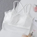 Img 5 - Lace Bare Back Bralette Bra Sexy Flattering No Metal Wire Breathable Cozy Thin Teenage Girl